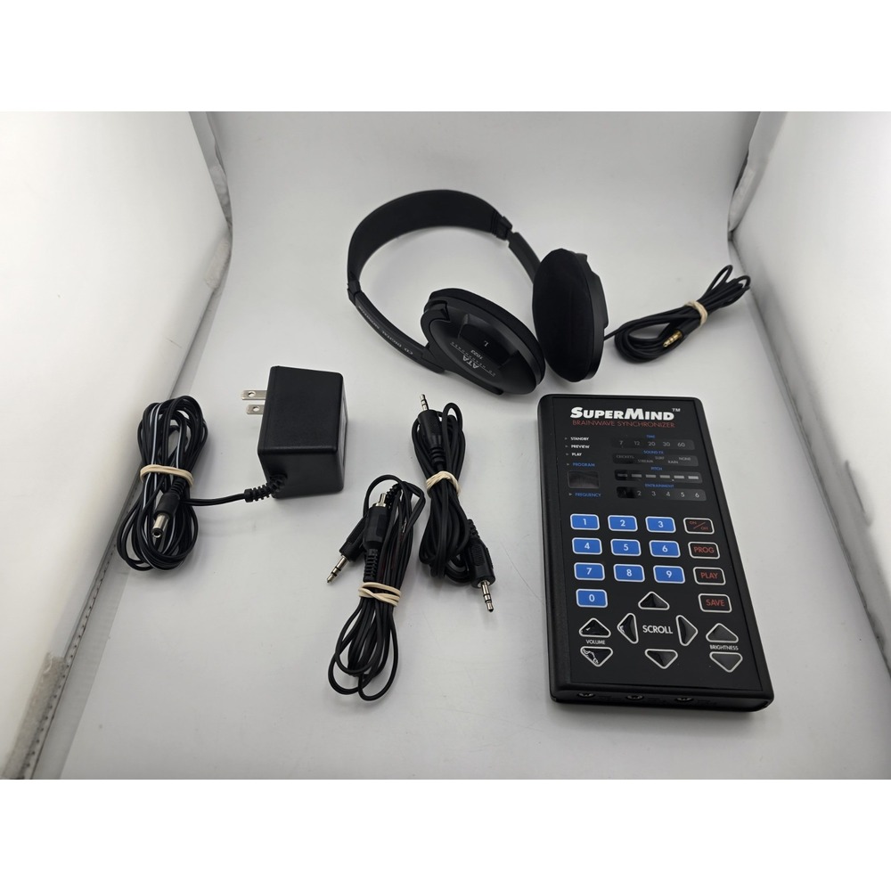 SuperMind Brainwave Synchronizer Meditation Zygon Control And Headphones